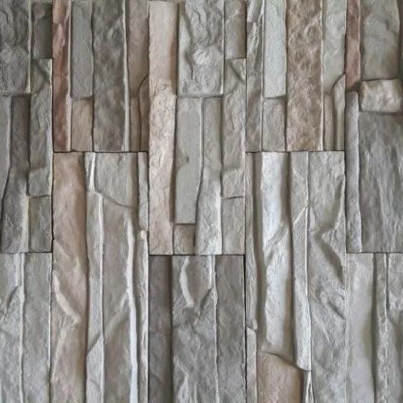 Star Galaxy Waterfall Stone Cladding { White and Golden }